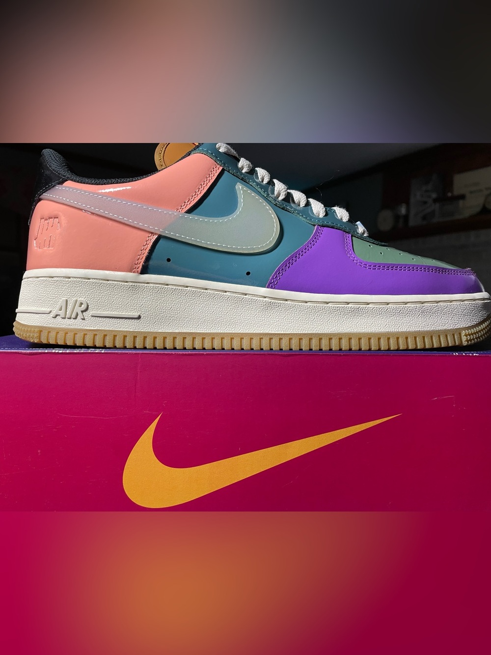 Nike Air Force 1 Low SP Undefeated Multi-Patent Wild Berry 11M